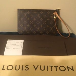 Authentic Louis Vuitton Neverfull GM Pochette